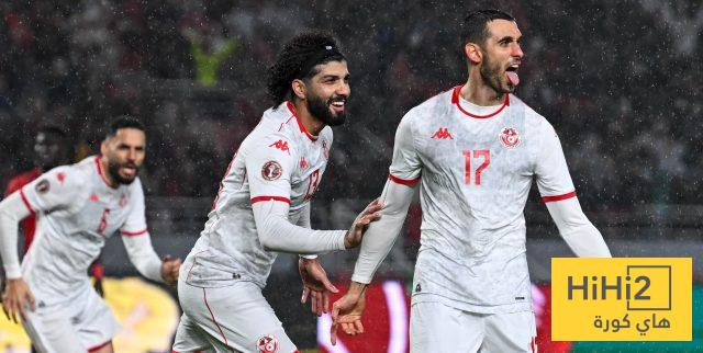 جدول ترتيب مجموعة تونس في كأس أمم أفريقيا بعد نهاية الجولة الأولى