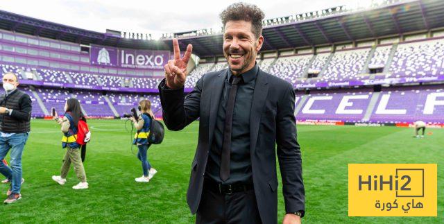 اتلتيكو مدريد يرغب في تجديد عقد سيميوني للمرة التاسعة