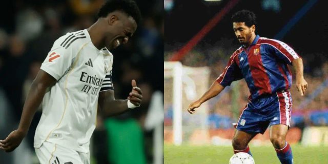 فينيسيوس يكرر ما فعله روماريو مع برشلونة!