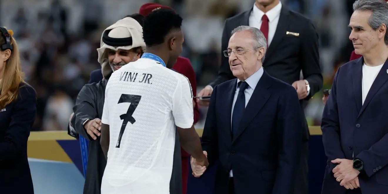 موقف بيريز من رحيل فينيسيوس عن ريال مدريد