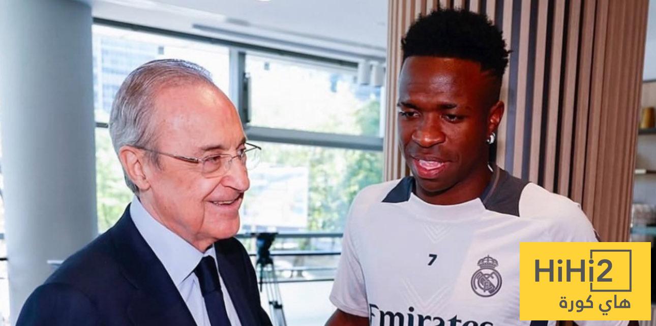 موقف فلورينتينو بيريز من تجديد عقد فينيسيوس