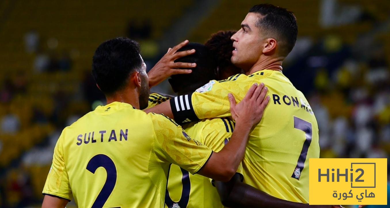 أرقام النصر بعد نهاية دور المجموعات بآسيا 2