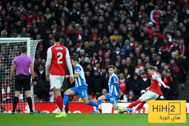 تقييم لاعبي ارسنال امام برايتون في الشوط الاول 1