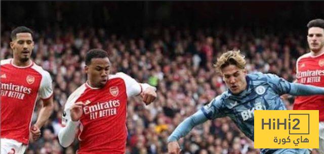 هدافو أرسنال و استون فيلا في الدوري الانجليزي