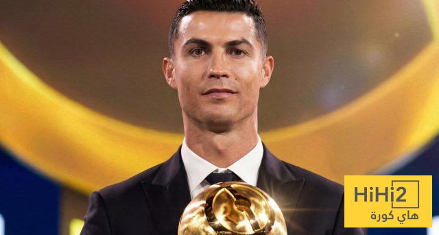 كم مرة توج رونالدو بجائزة أفضل لاعب في الشرق الأوسط ؟