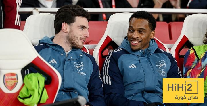 مدة غياب ديكلان رايس عن أرسنال منذ انضمامه