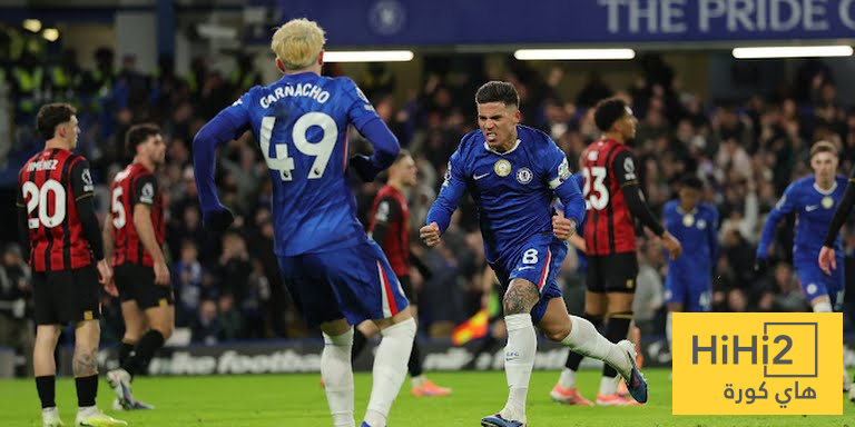 التعادل يحسم الشوط الاول من مباراة تشيلسي و بورنموث