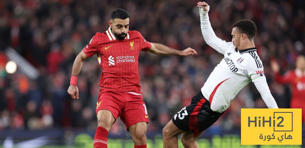 نتائج آخر خمس مباريات بين ليفربول وفولهام