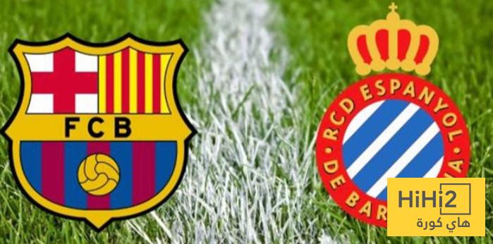 تشكيلة برشلونة الرسمية للقاء اسبانيول