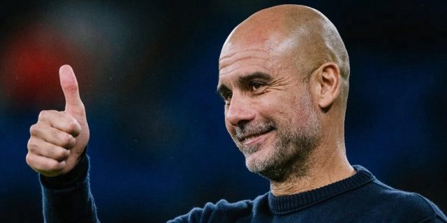 غوارديولا سعيد في مانشستر سيتي