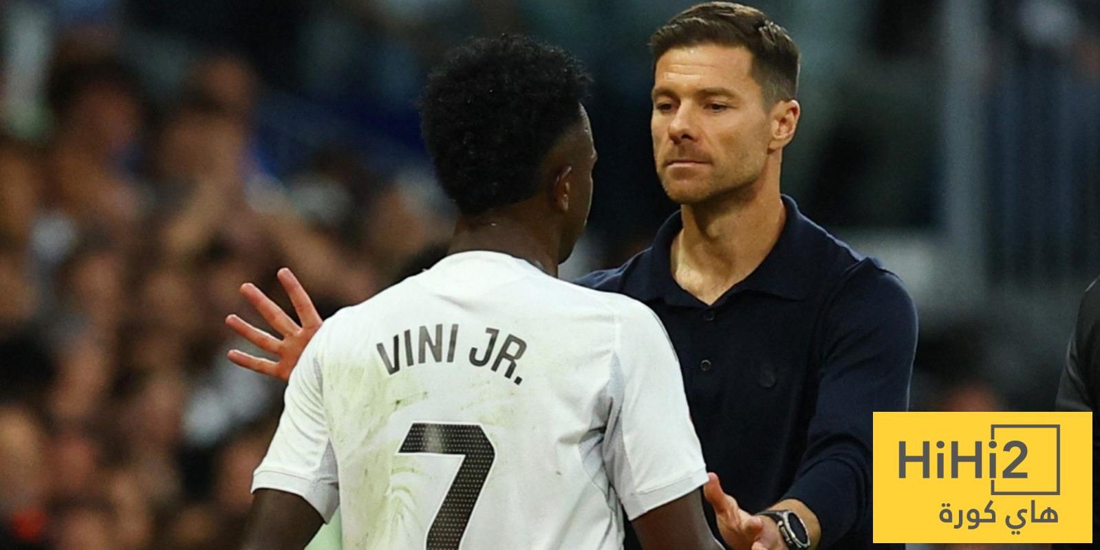 ألونسو يعلق على صافرات استهجان الجماهير ضد فينيسيوس