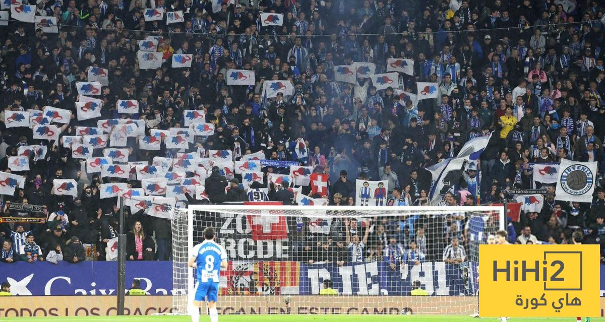 ملعب إسبانيول مهدد بالغلق لمباراة واحدة بعد تقرير الحكم في ديربي كتالونيا ملعب إسبانيول مهدد بالغلق لمباراة واحدة بعد تقرير الحكم في ديربي كتالونيا