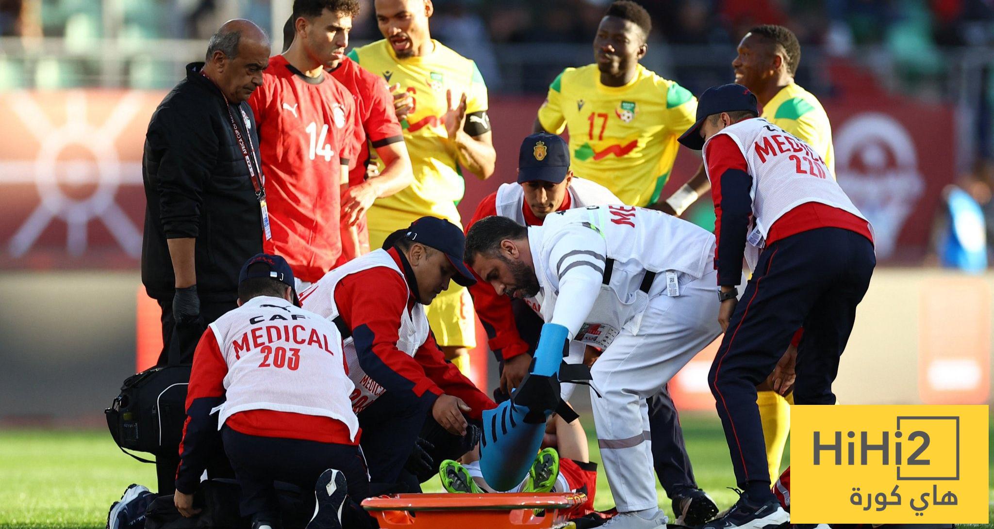 عاجل – إصابة لاعب منتخب مصر بقطع في الرباط الصليبي عاجل – إصابة لاعب منتخب مصر بقطع في الرباط الصليبي