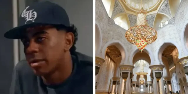 ماذا قال لامين يامال بعد زيارة مسجد دبي؟