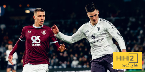 إحصائيات مباراة مانشستر يونايتد ضد بيرنلي