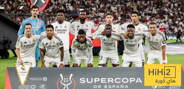 نتائج ريال مدريد قبل مواجهة برشلونة في نهائي السوبر