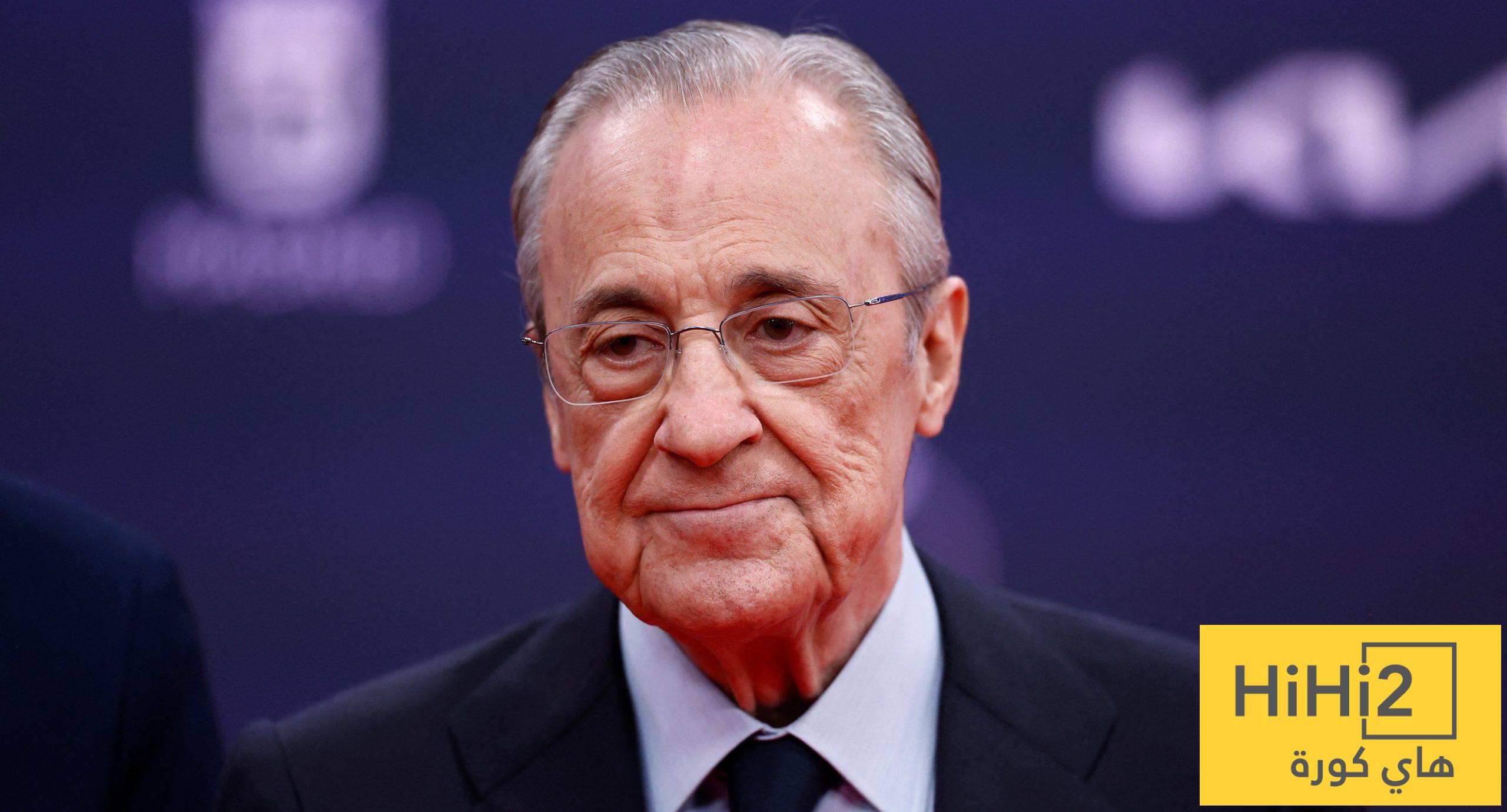 صور – بيريز يصل إلى جدة لحضور نهائي السوبر بين ريال مدريد وبرشلونة