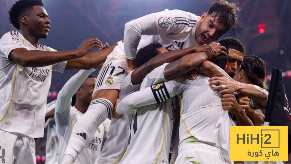 رسالة غرفة ملابس ريال مدريد قبل كلاسيكو السوبر