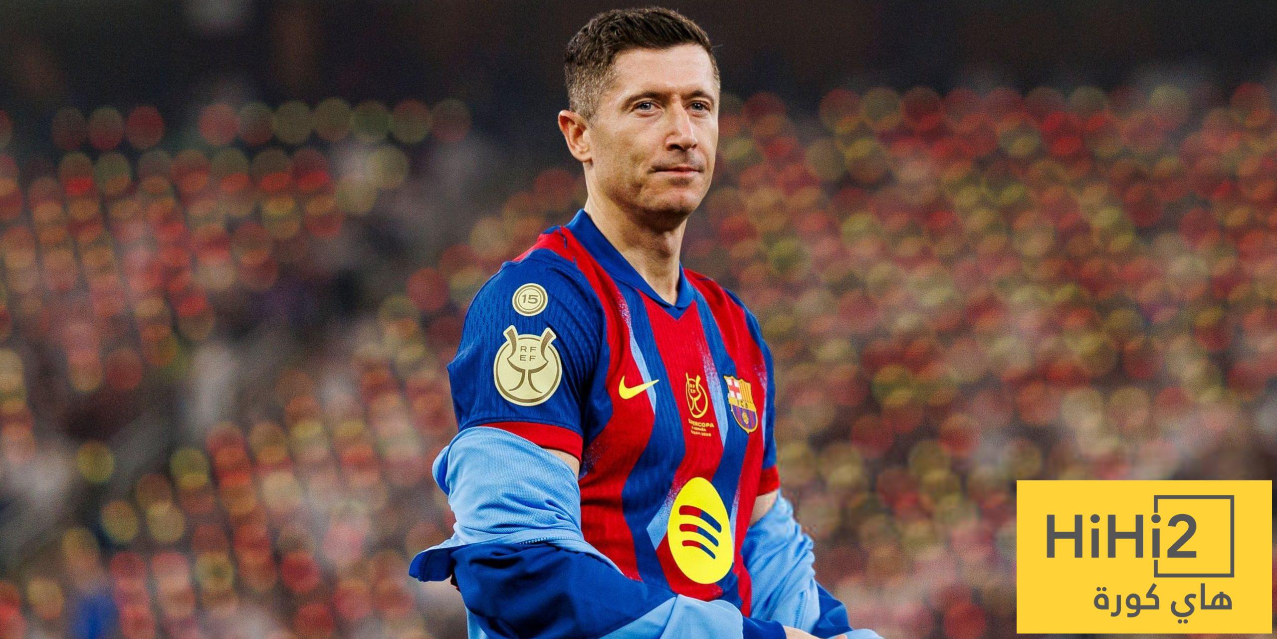 ليفاندوفسكي لا يتأثر بالجلوس على دكة البدلاء