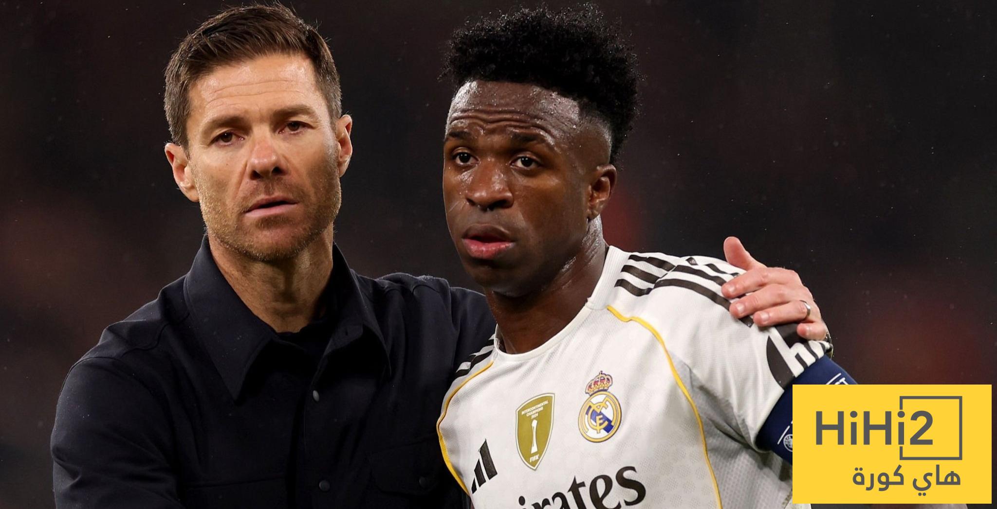 موقف غرفة الملابس من عدم اعتذار فينيسيوس لـ ألونسو بعد الكلاسيكو