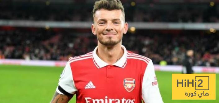 اول أهداف بن وايت مع أرسنال هذا الموسم