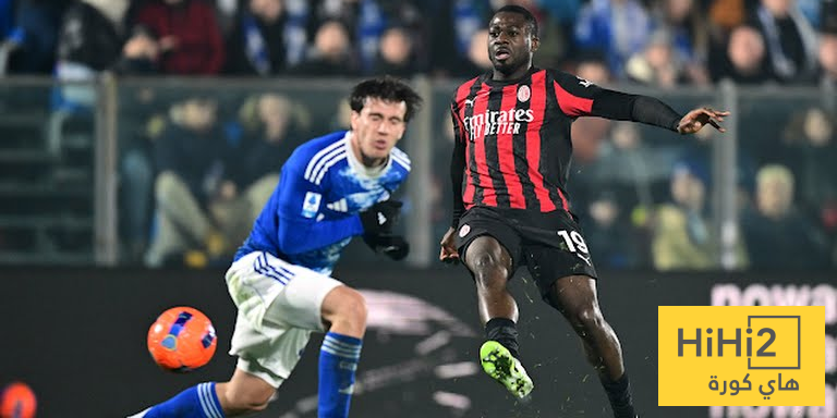 احصائيات الشوط الاول من مباراة ميلان وكومو