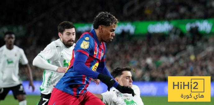 لامين يامال كاد أن يفتتح الأهداف لبرشلونة