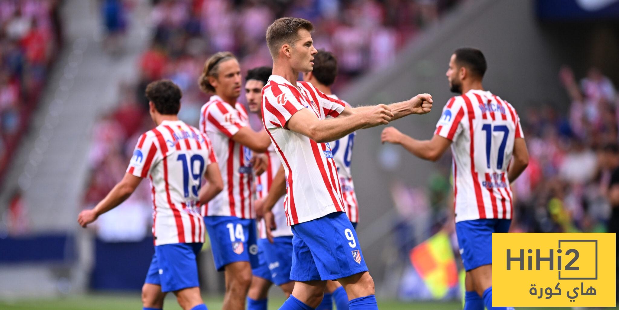 هدافي أتلتيكو مدريد في الليغا قبل مواجهة ألافيس