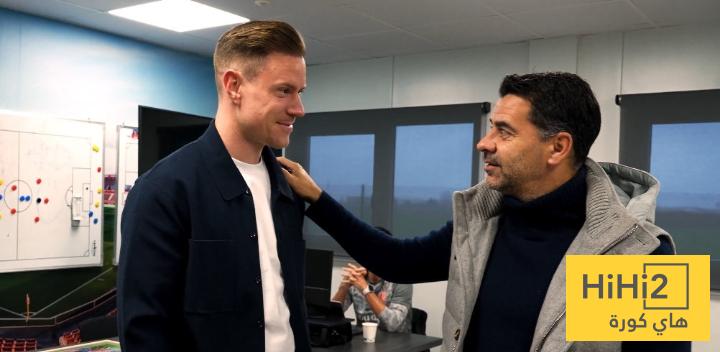 كلمات مدرب جيرونا لـ شتيغن