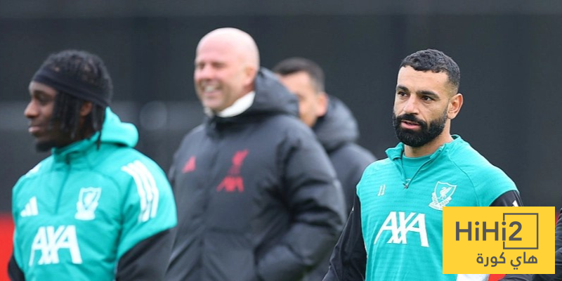 سلوت يغازل صلاح قبل موقعة مارسيليا سلوت يغازل صلاح قبل موقعة مارسيليا