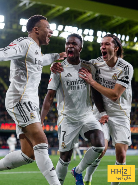 احصائيات مباراة ريال مدريد و فياريال في الدوري الاسباني