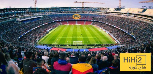 جمهور برشلونة ينتشر في الكامب نو