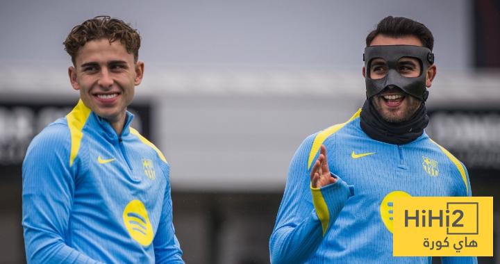 برشلونة يختتم استعداداته للقاء اوفيدو