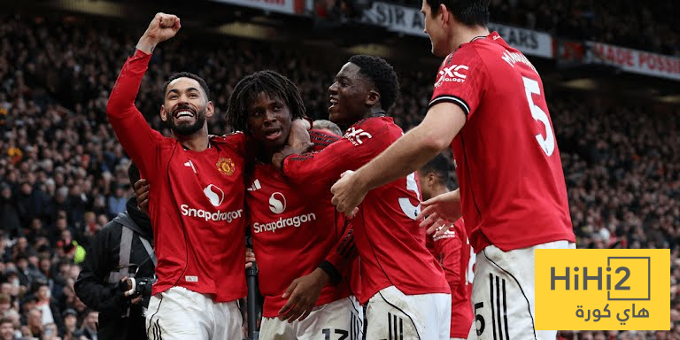 الرسم التكتيكي لتشكيلة مانشستر يونايتد ضد ارسنال