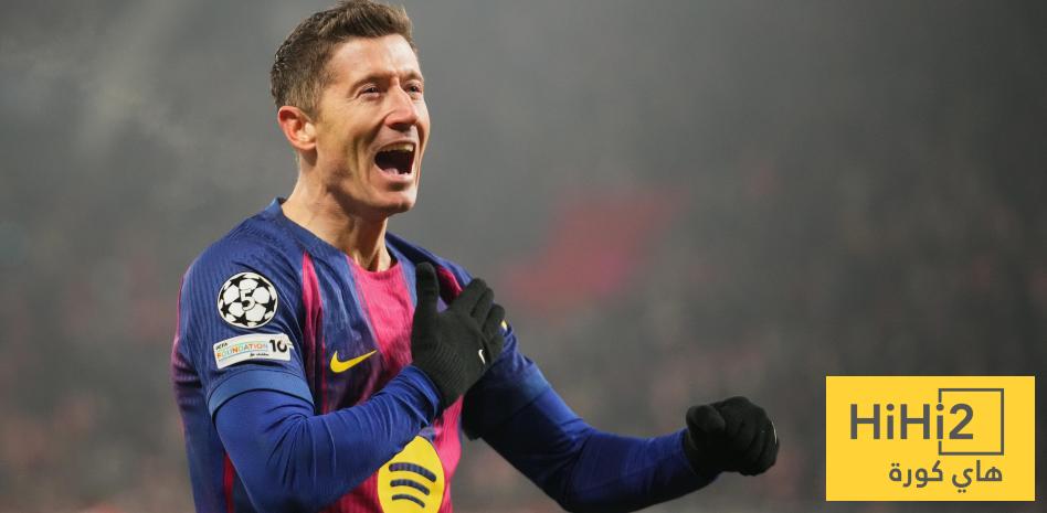 ليفاندوفسكي يقترب من كسر رقم ميسي