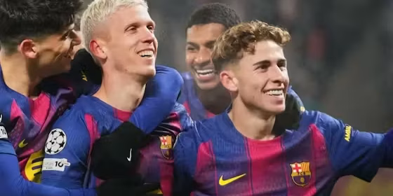 رقم هجومي ناري لبرشلونة في دوري أبطال أوروبا