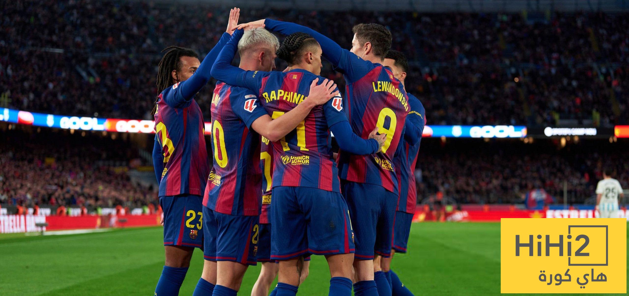 صورة – شاهد ترتيب برشلونة بعد نهاية الشوط الأول أمام كوبنهاغن