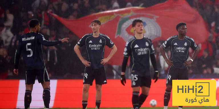 بتسعة لاعبين.. ريال مدريد يسقط امام بنفيكا في دوري الابطال