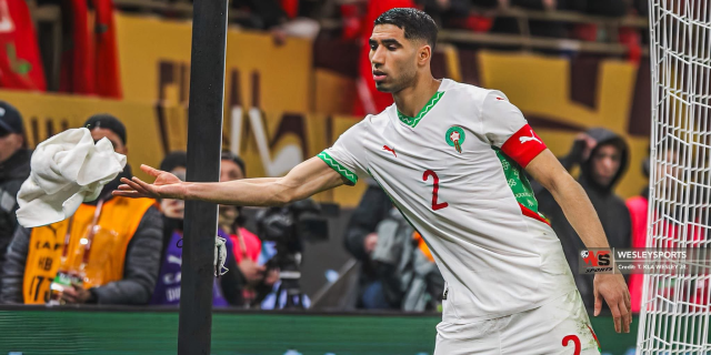 اشرف حكيمي ضمن الموقوفين في عقوبات الكاف على المغرب و السنغال