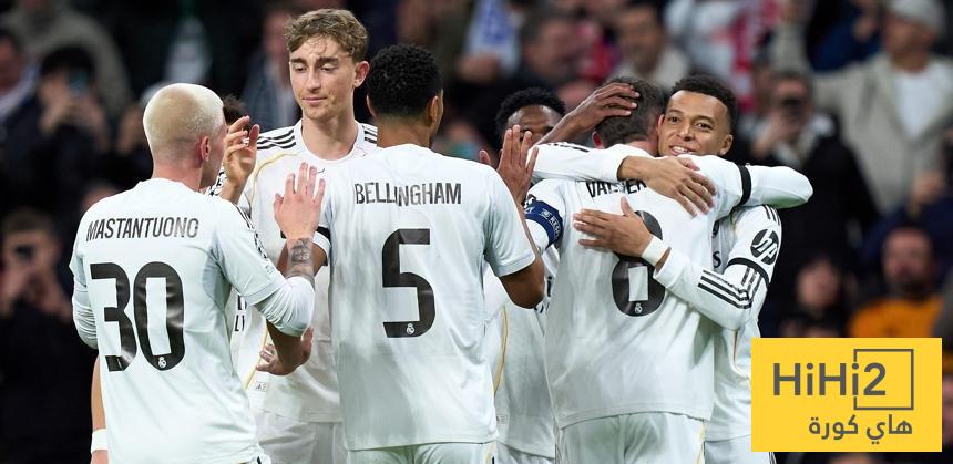 ترتيب ريال مدريد ورايو فاليكانو في الليغا