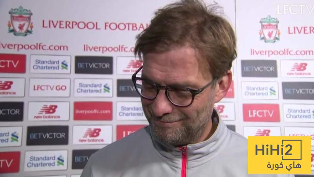 كلوب يشيد بهذا الشخص: “مدرب استثنائي”