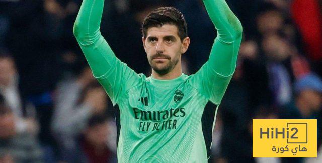 كورتوا يعيش موسم صعب مع ريال مدريد …! شاهد الأرقام