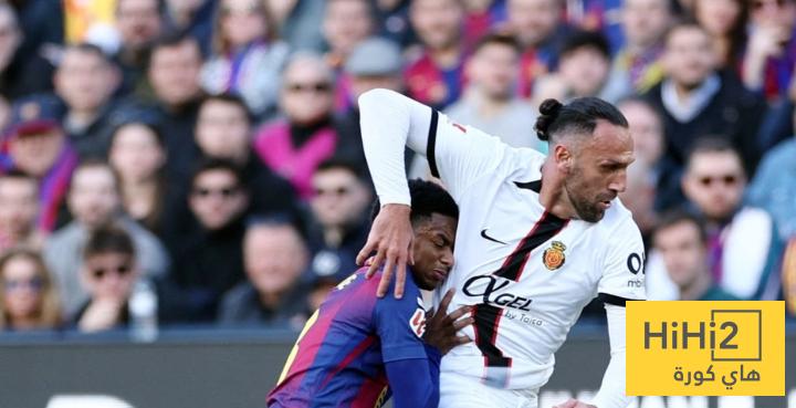 مقارنة بين دفاع برشلونة و مايوركا في الشوط الأول