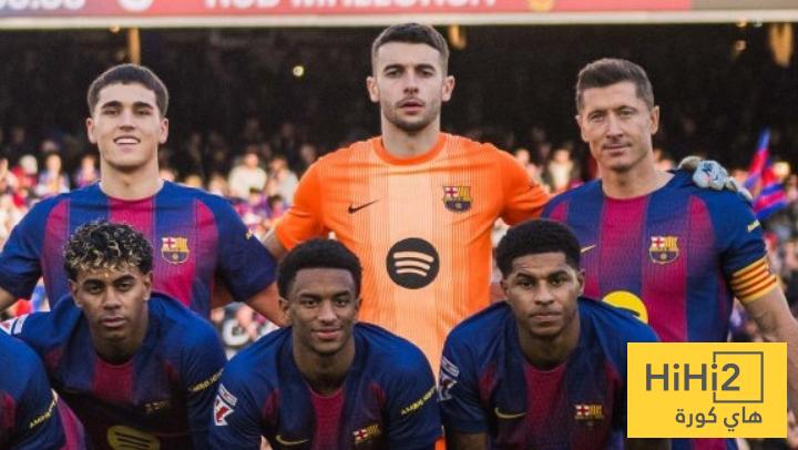 انطلاق الشوط الثاني من مباراة برشلونة و مايوركا