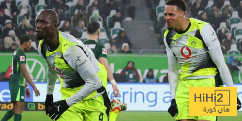 إحصائيات مباراة بوروسيا دورتموند وفولفسبورغ في الدوري الألماني