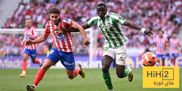 نتائج أتلتيكو مدريد قبل مواجهة بيتيس