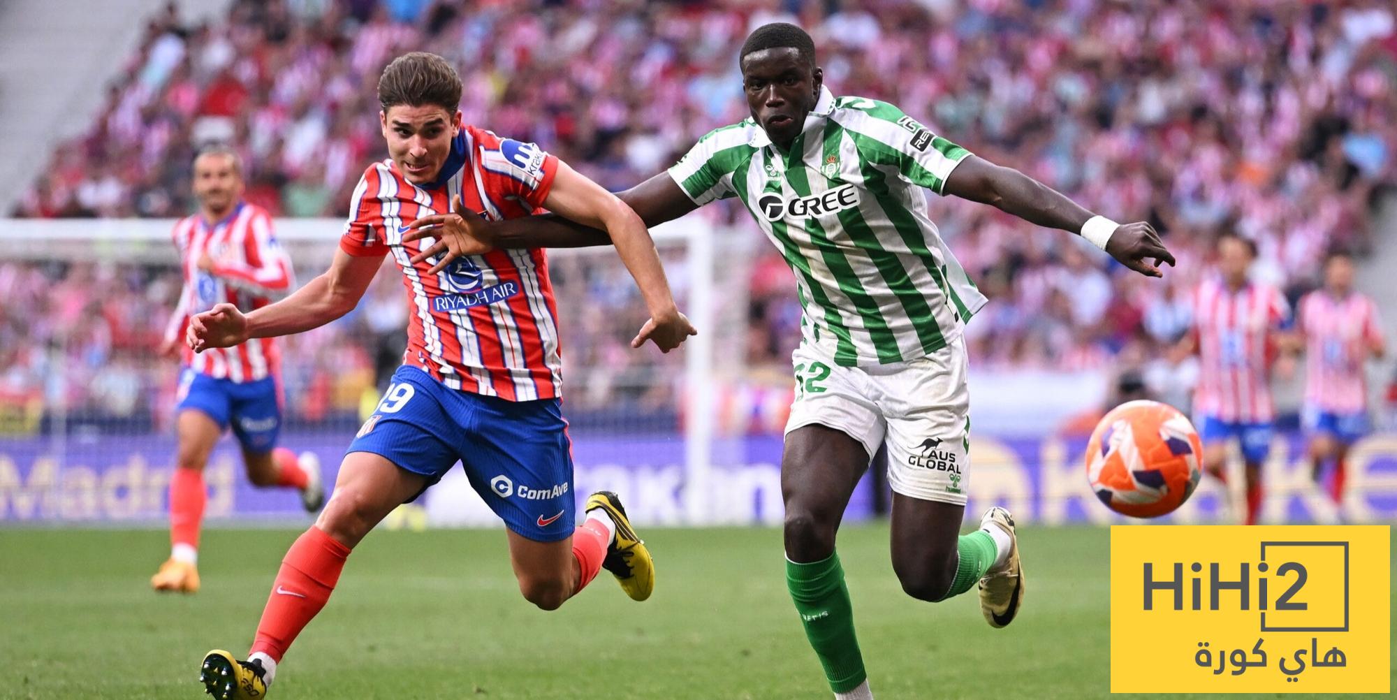 نتائج أتلتيكو مدريد قبل مواجهة بيتيس