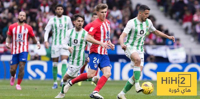 نتائج ريال بيتيس قبل مواجهة أتلتيكو مدريد