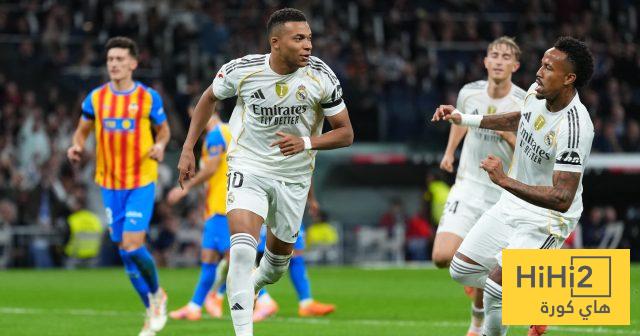 نتائج آخر خمس مباريات بين ريال مدريد وفالنسيا