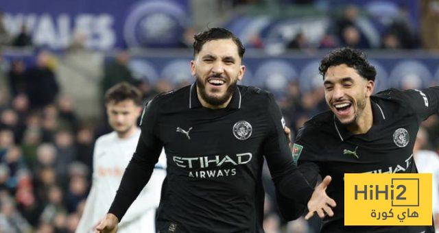 رقم مميز لـ ريان شرقي مع مانشستر سيتي